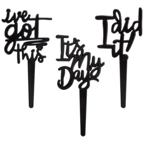 Graduation Inspiration Assortment Cupcake Cake Pics - set of 12 {1}