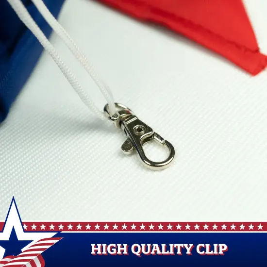 G128 3-Pack: American USA Windsock | 60 Inch | Embroidered 210D Polyester, Patriotic Hanging Decoration {2}