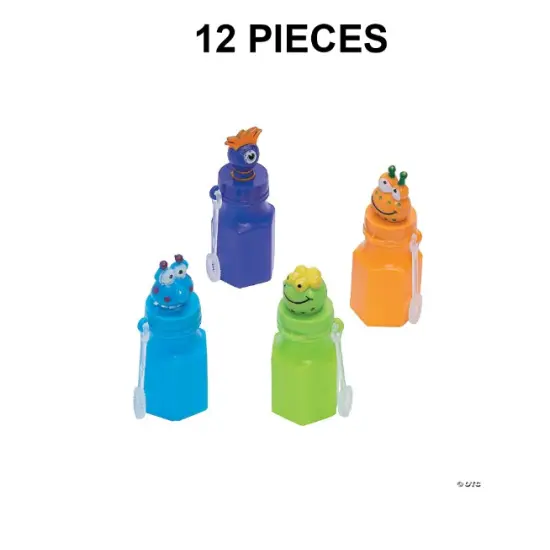 Monster Character Bubbles - 12 Pc. {1}
