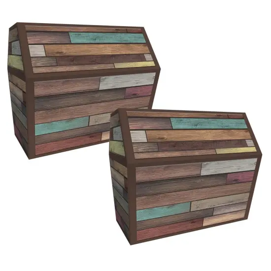 Reclaimed Wood Design Chest, Pack of 2 {1}
