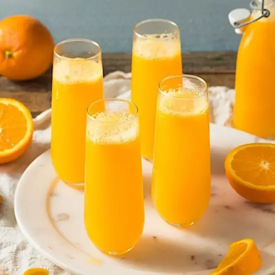 18 CLEAR 9 oz STEMLESS PLASTIC CHAMPAGNE FLUTES {4}