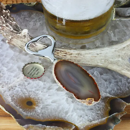 Gemstone Bottle Opener Tigers Eye {3}