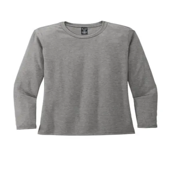 Allmade&reg; Women&rsquo;s Tri-Blend Long Sleeve Tee Aluminum grey {1}