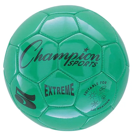Extreme Soccer Ball, Size 5, Green, Pack of 2 {2}