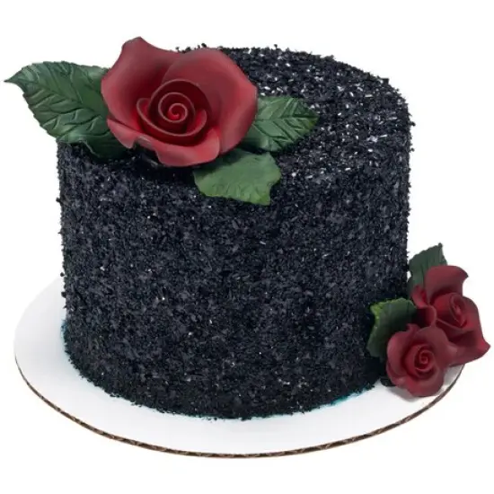 Red 1.5" Rose Sugar Sof Edible Decorations 36 Count {3}