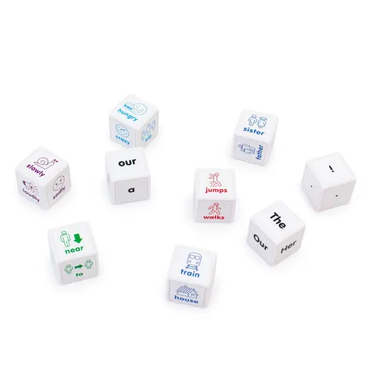 Sentences Cubes, Set of 9 {4}