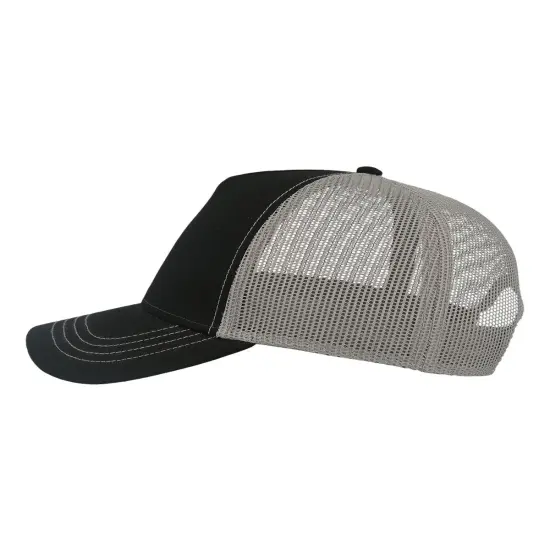 Atlantis Headwear&reg; Sustainable Canvas Cap Black/ grey {1}