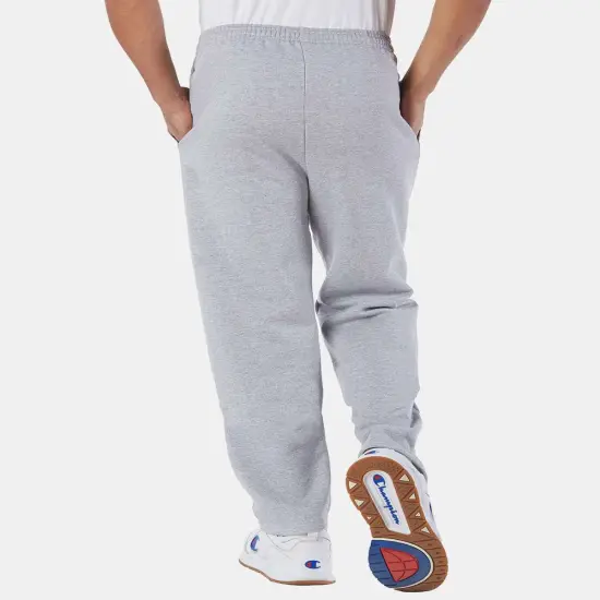 Champion&reg; Powerblend Open-Bottom Sweatpants with Pockets Navy {6}