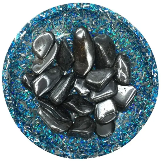 Magnetite Lodestone Crystal Chips &ndash; Size XS {1}
