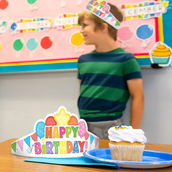 Carson Dellosa We Stick Together 261Pc Classroom Management Set, Colorful Birthday Crowns for Classroom, Motivational Bulletin Board Sets, Feelings Chart, Stickers, Punch Cards & More School Supplies {4}