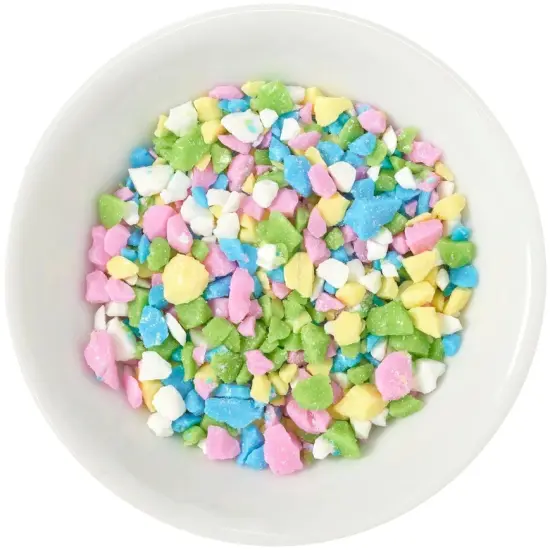 DecoPac Tutti Frutti Crushed Candy Bits, Sugar Decorations For Cakes, Toppings, Cupcakes, and Drinks | 16oz Pack {3}
