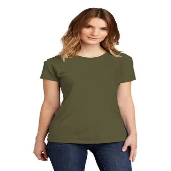 Next Level&reg; Women&rsquo;s Tri-Blend Tee Military green {4}