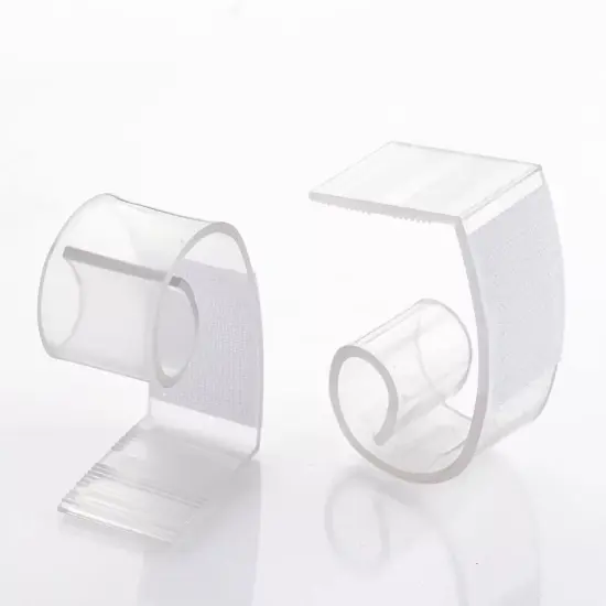 12 Clear Large Table Skirt Clips {1}