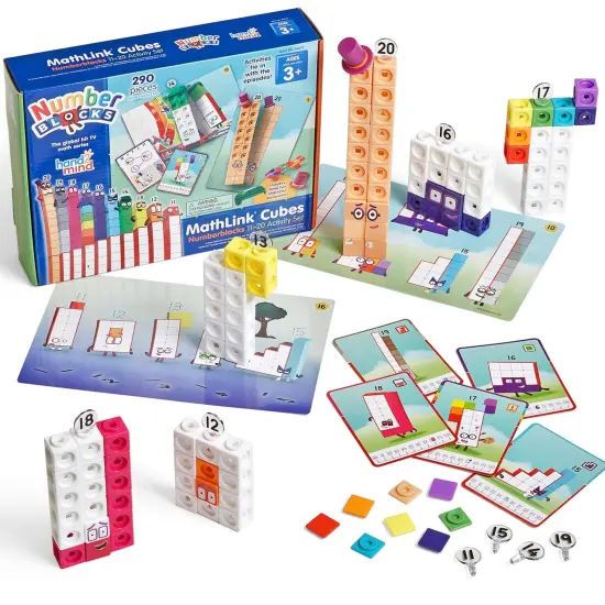 Numberblocks MathLink&reg; Cubes 11&ndash;20 Activity Set {1}