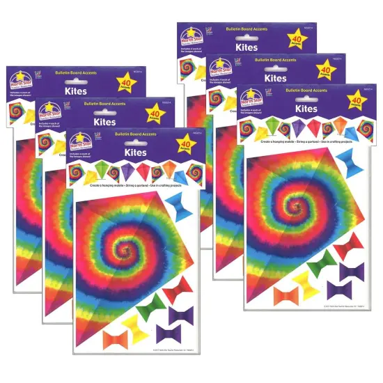 Bulletin Board Accents, Kites - Soar To Your Potential, 40 Per Pack, 6 Packs {1}
