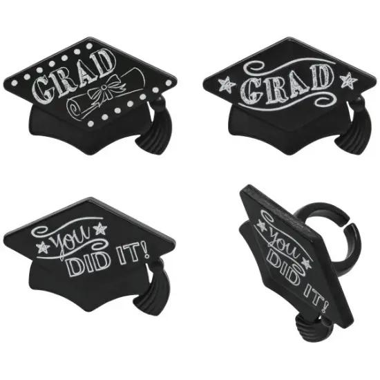 Graduation You Did it Grad Assortment Cupcake Cake Pics - set of 12 {3}