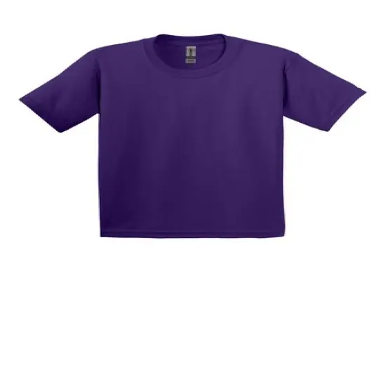 Gildan&reg; Youth Ultra Cotton Crew Neck Short Sleeve for Kids Purple {1}