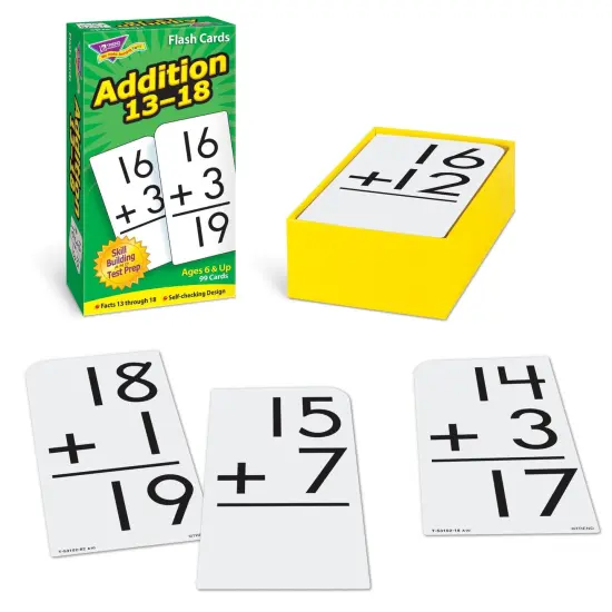 Addition 13-18 Skill Drill Flash Cards, 3 Packs {3}