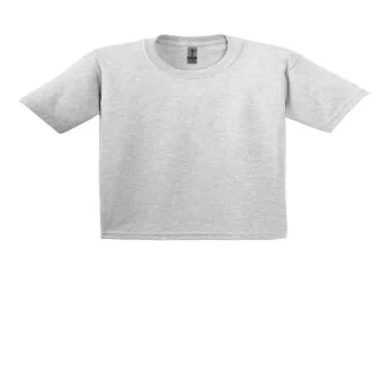 Gildan&reg; Youth Ultra Cotton Crew Neck Short Sleeve for Kids Ash {1}