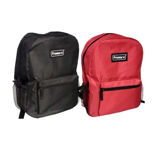 Back Pack, 16" with 2 Side Mesh Pockets, Assorted Colors, Pack of 2 {1}