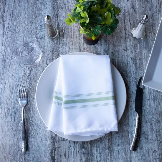 12 Pack Bistro Napkins Sage green {2}