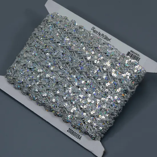 20 yards of Sharon Scallop Edge Sequin Braid Trim | 20 yard cut {2}