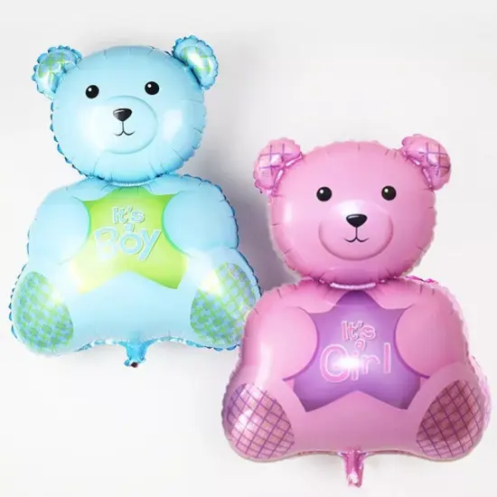 27" It's a Boy Girl Teddy Bear Foil Balloon {1}
