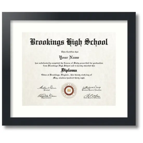 ArtToFrames Collage Photo Picture Frame with 1 - 11x14 inch Openings, Framed in Black with Over 62 Mat Color Options and Regular Glass (CSM-3926-726) {1}