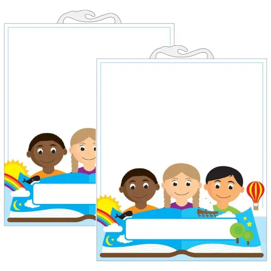 Multicultural File Buddy Storage Bag, 10.5" x 12.5", 6 Per Pack, 2 Packs {1}