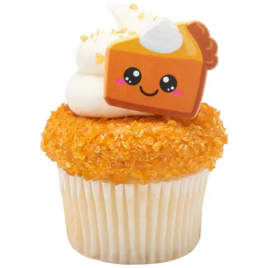 Pumpkin Spice Crushed Candy Bits, Sugar Decorations For Cakes, Toppings, Cupcakes, and Drinks, Pumpkin Spice 16oz Pack {2}