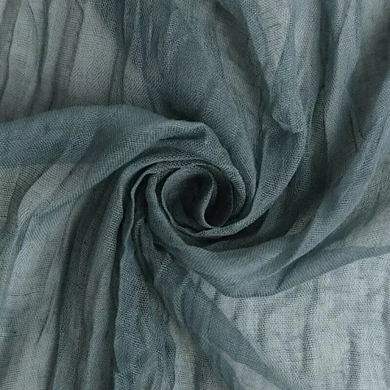 5 DUSTY BLUE Gauze Cheesecloth Cotton DINNER NAPKINS {3}