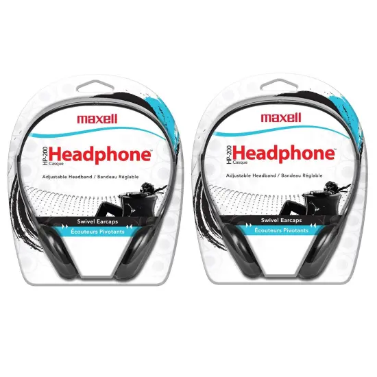 HP-200 Stereo Headphones, Pack of 2 {1}
