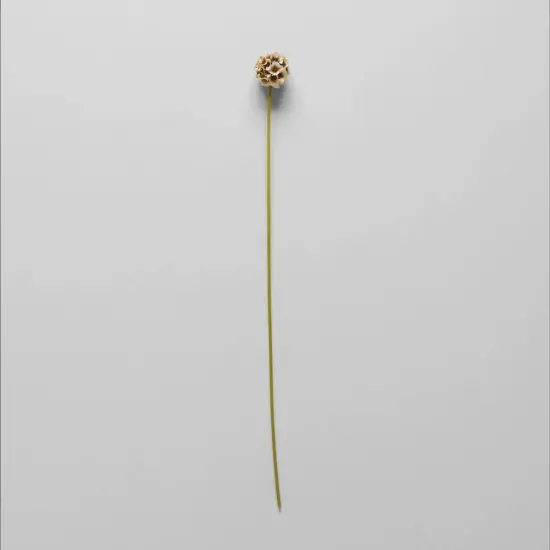 Summer EcoFaux Scabiosa Pincushion Artificial Flower by Bloomist {1}