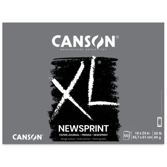 Canson XL Newsprint Pad - 18" x 24", 50 Sheets {1}
