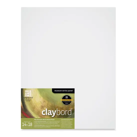 Ampersand Claybord - 14" x 18", 3/4" Cradled {1}