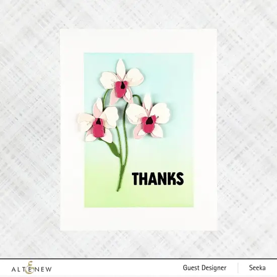 Craft-A-Flower: Dendrobium Orchid Layering Die Set {4}