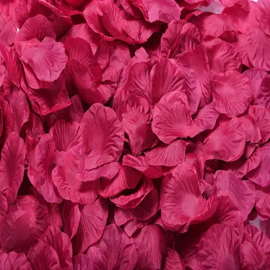 1000 Pcs Rose Petal Wedding Party Decorations Rose pink {1}