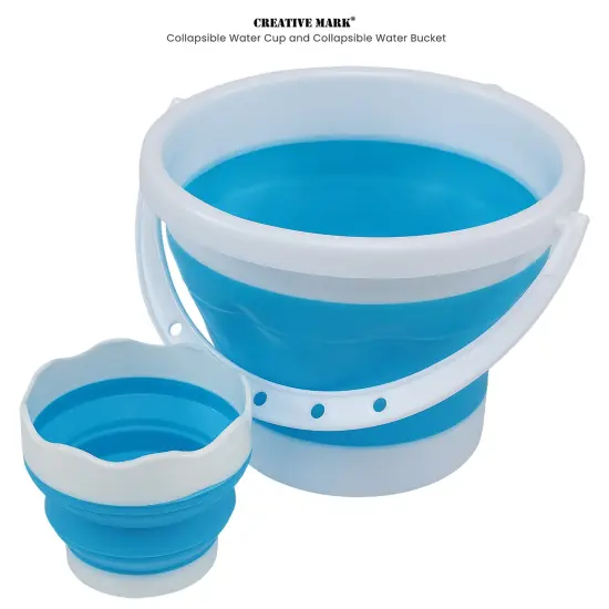 Creative Mark Collapsible Water Cup and Bucket {2}