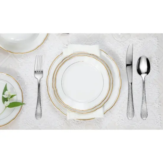 40-Piece Silverware Set with Steak Knives - 3 Designs! {7}