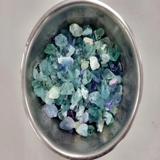 Small Fluorite Crystal Chunks - Bulk Rough Stones {6}