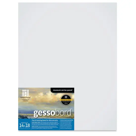 Ampersand Gessobord - 14" x 18", 3/4" Cradled {1}