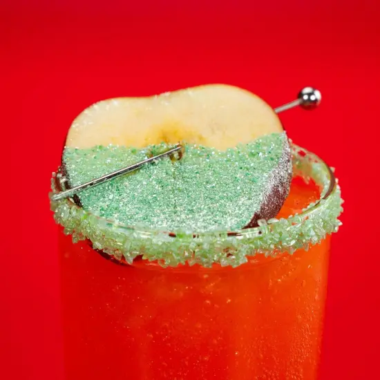 Bakell - Sour Green Apple Flavored Tinker Dust (8g, 1x Jar) Edible Glitter Blended Candy Topping {4}