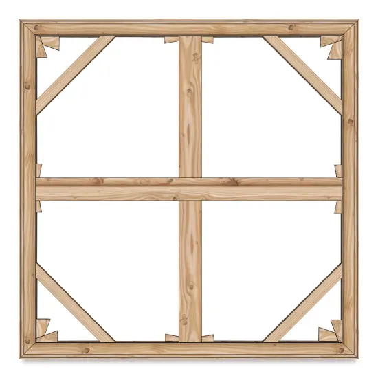 Masterpiece B2 Stretcher Kit with Braces - 60" x 60", With Brace {1}