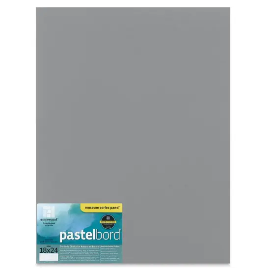 Ampersand Pastelbord Panel - 18" x 24", 1/8" Profile, Gray {1}