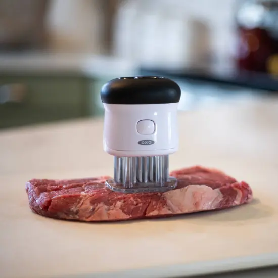 OXO Good Grips Easy-Clean Bladed Meat Tenderizer, White {7}