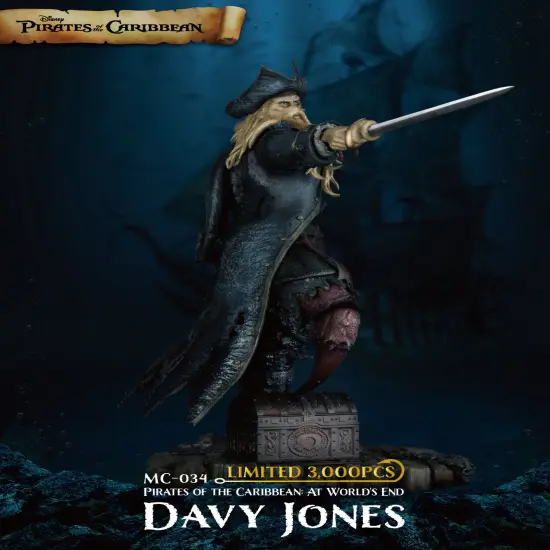 Pirates of the Caribbean Master Craft Davy Jones Table Top Statue {4}