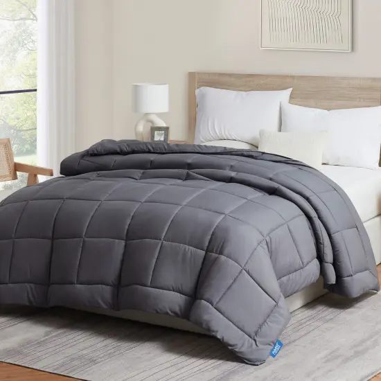 Nestl Down Alternative Comforter Grey {1}