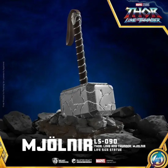 Thor: Love And Thunder Mjolnir Master Craft Life Size Statue {1}