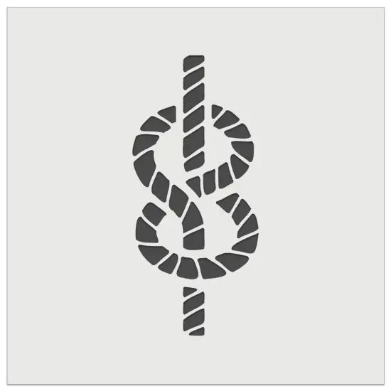 Rope Knot Sailing Figure Eight Flemish Knot Wall Cookie DIY Craft Reusable Stencil {7}