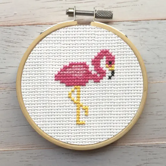 Flamingo Cross Stitch Kit {1}